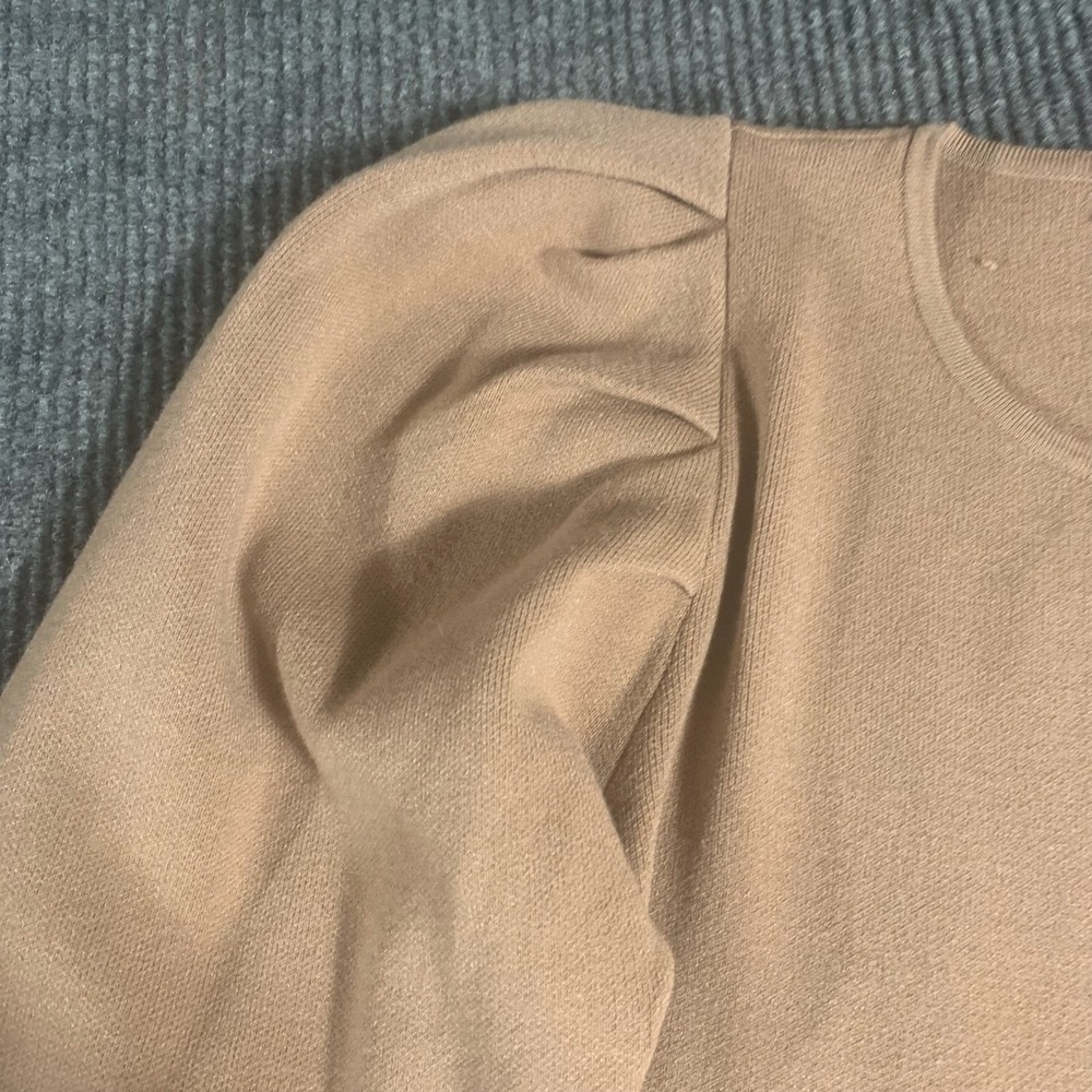 Express Sweater Womens Small Brown‎ Open Front  Cardigan Soft Comfort $108 New - Picture 7 of 14